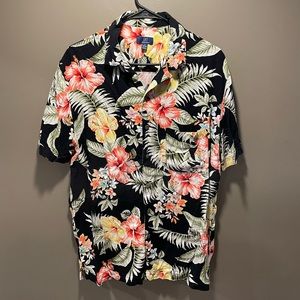 George Floral Resort Shirt (Size: M)